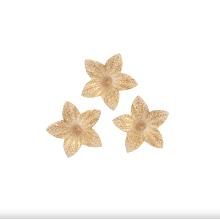 LILA ORO PERLADO OBLEA 2CM 400 UNIDADES
