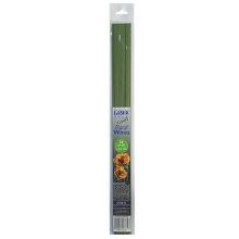 ALAMBRES FLORALES PARA AZUCARERAS VERDE PME CALIBRE 24, 36 CM, PAQUETE DE 50