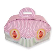 CAJA DE CARTON PARA TARTA CON ASA  23 CM 