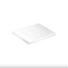 BASE CUADRADA BLANCA 25X25CM ALTURA 1.2CM