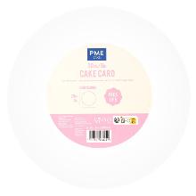 SET DE 5 BASES REDONDAS PARA TARTAS, BLANCO (8" / 20CM)