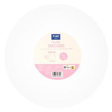 SET DE 5 BASES REDONDAS PARA TARTAS, BLANCO (10" / 25CM)