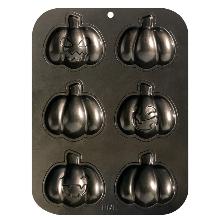 HALLOWEEN MOLDE PARA HORNEAR PASTELES - CALABAZAS DIVERTIDAS