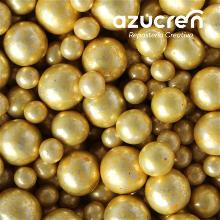 MIX PERLAS ORO METALIZADAS AZUCREN 4-6-8 MM 90GR