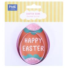 PASCUA CORTADORES DE GALLETAS - HUEVOS (SET DE 2)