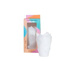 50 TULIPAS BLANCAS PARA MUFFIN AZUCREN